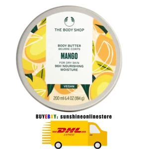 THE BODY SHOP Mango Body Butter 96hr Body Moisturizer Cream 200ml For Dry Skin - Picture 1 of 3