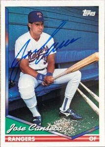 Jose Canseco Autographed 1994 Topps #80 - Picture 1 of 1