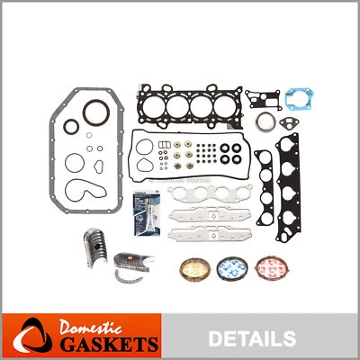 Engine Re-Ring Kit Fits Acura TSX Honda Accord CR-V Element 2.4 K24Z1 - Image 1 of 4