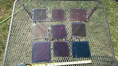 Antique Stained Glass Window Panels Salvaged  • 85$