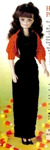 HALLOWEEN PARTY Fashion Doll Dress/Crochet Pattern INSTRUCTIONS ONLY - Picture 1 of 1