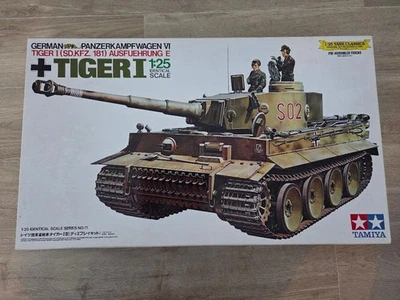 [Non assemblato] Modellino in plastica Tamiya 1/25 esercito tedesco carro... - Immagine 1 di 4