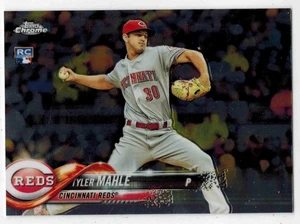 Tyler Mahle 2018 Topps Chrome #12 ROOKIE CARD - Bild 1 von 2