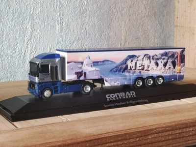Albedo 1/87 Renault AE semi fourgon carénée Metaxa - Photo 1/4