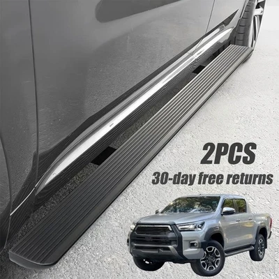 Deployable Electric Running Board Side Step Fits For 2016-25 Toyota HILUX REVO - Image 1 of 4