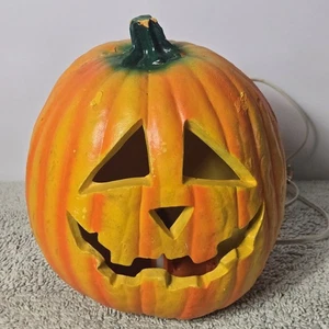 Molde Trendmaster Calabaza Iluminada Jack O Linterna Halloween Cara 1995 - Imagen 1 de 13