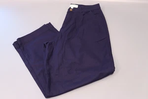 American Apparel Damen Twill Plissee Hose Navy 27 - Bild 1 von 5