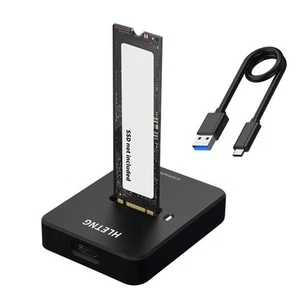M.2 NVMe to USB Adapter, External NVMe SSD Reader 10Gbps M.2 Enclosure Adapte... - Picture 1 of 7