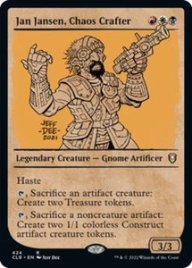 Jan Jansen, Chaos Crafter - Showcase x1 Magic the Gathering 1x Commander Legends - Picture 1 of 1