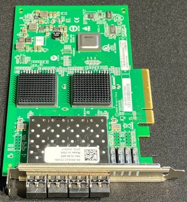 Dell / QLOGIC QLE2564 Quad Port PCI-E 8Gb Fiber Channel Host Bus Adapter / V2G17 - Image 1 of 4