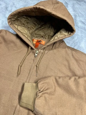 Cornerstone Port Authority Jacket Men’s XL Brown Duck Canvas Padded Quilted - Image 1 of 4