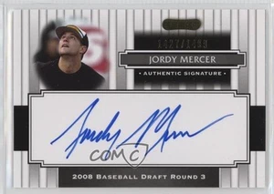 Razor Signature Series 2008 /1499 Jordy Mercer #182 Auto - Foto 1 di 4