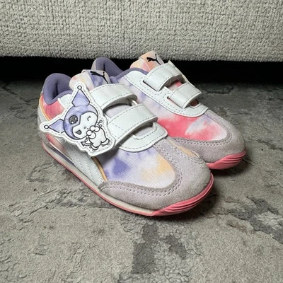 PUMA Kids Easy Rider Hello Kitty And Friends Kuromi gancho e laço criança tamanho 9c - Imagem 1 de 4