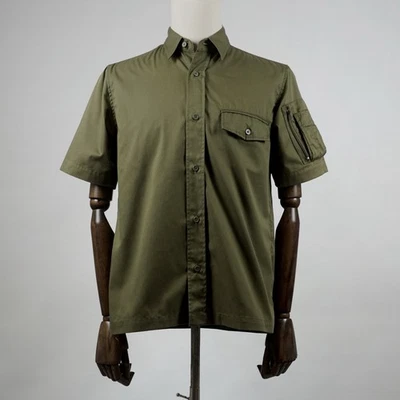 Camisa con botones Stussy Utility/Milatary/Patinador/Ropa de calle/Talla S Foto 1 de 4