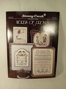 Words Of Promise Cross Stitch Pre-owned Stoney Creek 1992 - Picture 1 of 5