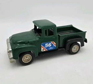 Vintage 1956 Ford Strombecker Plastic Pickup Truck Teal Forest Green 7” USA - Picture 1 of 7
