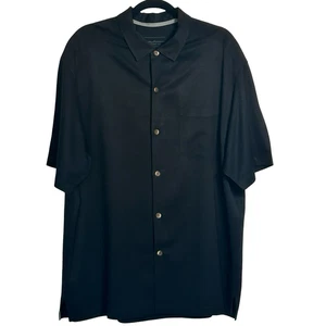 Camicia da campeggio Tommy Bahama seta vestibilità originale uomo taglia XL abbigliamento resort casual preppy - Foto 1 di 8