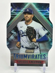 Freddie Freeman 2023 Stadium Club Truimvirates Die Cut Card #T-23 Mint Insert - Picture 1 of 1