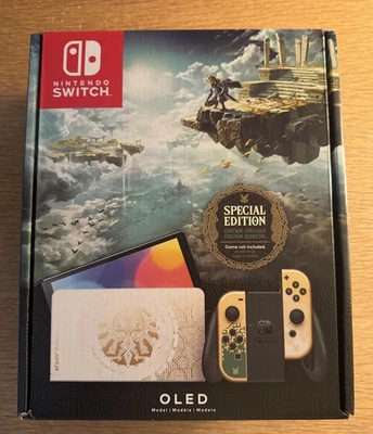 Nintendo Switch OLED Zelda: TotK Special Edition - Brand New, Sealed - Image 1 of 4
