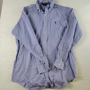 CAMISA RALPH LAUREN GOLF HOMBRE MANGA LARGA ABOTONADA TALLA M AZUL BLANCO CUADROS - Imagen 1 de 6