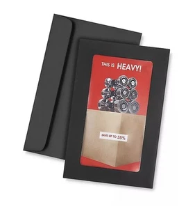 LUXPaper 6 x 9 Full Face Window Envelopes Midnight Black 32lb. 250ct NIB - Picture 1 of 2