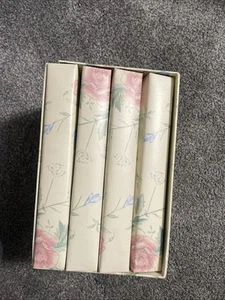 Vintage Blumen Fotoalbum Set Blumenmuster vier Buchalben Hülle - Bild 1 von 4