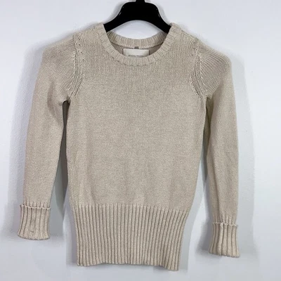 Brochu Walker Mezcla de Lino Cuello Redondo Suéter Informal Talla Pequeña $355 Foto 1 de 4