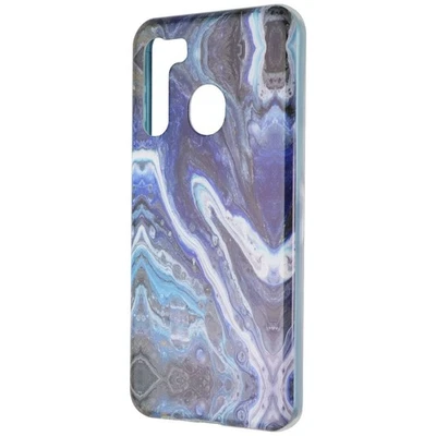 MyBat Premium Case for Samsung Galaxy A21 - Blue Swirl - Image 1 of 3