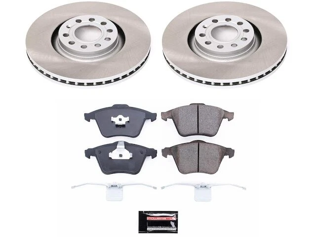 Kit de pastillas de freno delanteras y rotor para Audi A6 Quattro 2002-2004 2,7 L V6 2003 ZN534HP Foto 1 de 1