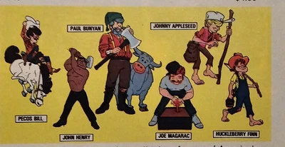 Набор винтажных досок объявлений Trend Enterprises Vault American Folkore T-805 - Изображение 1 из 3