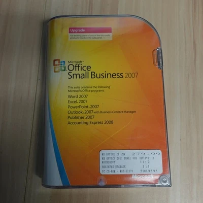 Microsoft Office Small Business Edition 2007 UPGRADE w/ Key number - Image 1 of 4