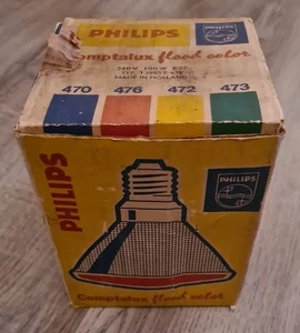Philips Comptalux Flood Color Bulb 240v - 100w - E27 Yellow - Picture 1 of 5