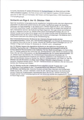 Dt. Feldpost 2. WK, FP LuPo Brief 1944 Schlacht um Riga FP Nr. 40907 (10135) - Bild 1 von 2