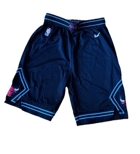 Nike NBA Chicago Bulls 2018 City Edition Swingman Shorts Black Youth Medium YM - Picture 1 of 4