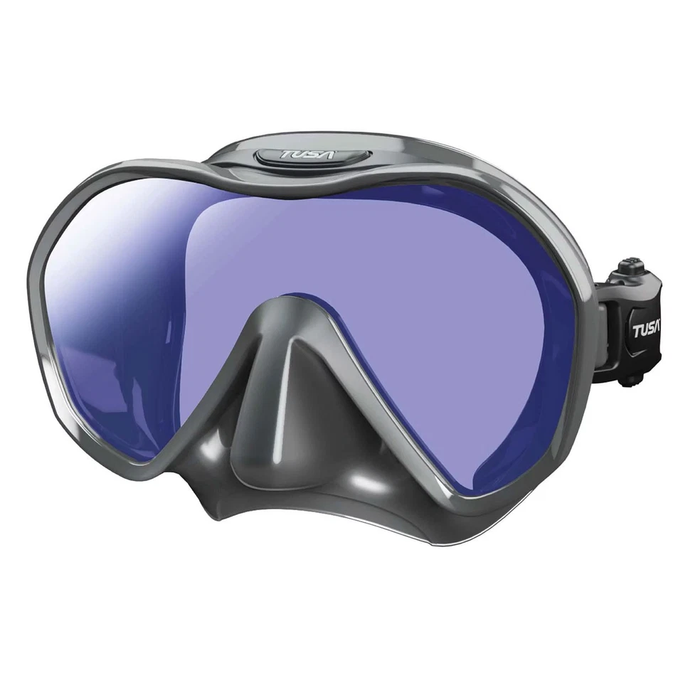 TUSA Zensee Pro Gunmetal Scuba Diving Mask (M-1010S-QGMA)