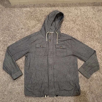 Ezekiel Jacket Men’s XXL Gray Full Zip Hood Pockets - Image 1 of 4