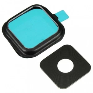 CRISTAL DE CAMARA PARA SAMSUNG GALAXY NOTE 4 N910 EDGE EMBELLECEDOR NEGRO LENTE - Imagen 1 de 1