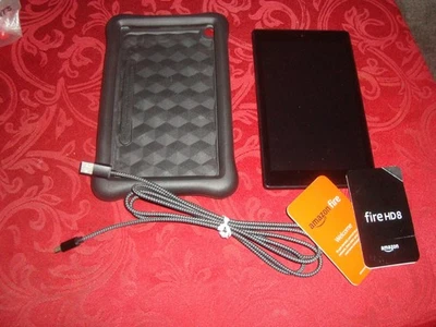 Amazon Fire HD 8 (8th Gen) 16 GB, Wi-Fi, 8 in - Black-L5S83A - Image 1 of 4