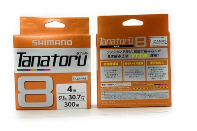 Shimano Tanatoru 8 Multicolor 300m Braided PE Fishing Line PL-F78R **US Seller** - Image 1 of 4