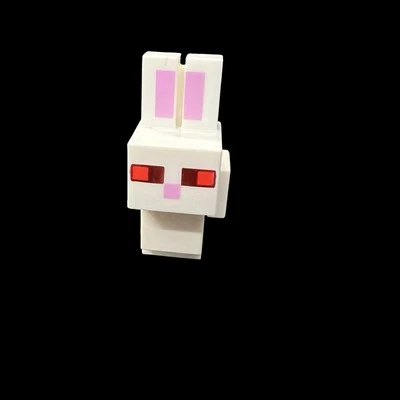 Lego Minecraft White Killer Bunny / Rabbit From Set 21145 - Image 1 of 4