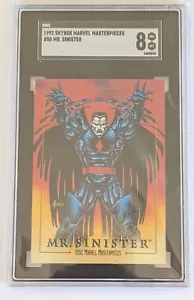 Marvel Masterpieces (SkyBox, 1992) MR SINISTER - SGC 8 - Picture 1 of 2