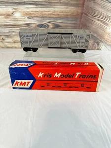 Vintage KMT Kris Model Trains Wabash 1622 Railroad Cars Toy With Box Gray Toy - Picture 1 of 13