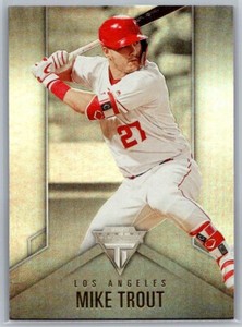 2020 Panini Chronicles Titanium Mike Trout Los Angeles Angels #1