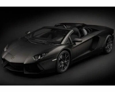 Pocher Lamborghini Aventador LP700-4 Roadster Nero Nemesis 1:8 HK121F modellismo - Immagine 1 di 4