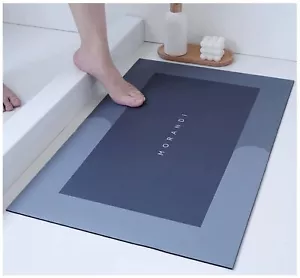Super Absorbent Floor MatSilicone Quick Dry Bath Shower Non-Slip Rugs and Mat... - Picture 1 of 9