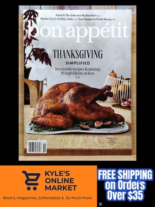 Bon Appetit Magazine NOV 2021 Thanksgiving Simplified Irresistible Recipes - Picture 1 of 22
