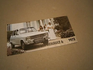 PKW Werbekatalog Prospekt Renault R6 Bj 1973 - Bild 1 von 7