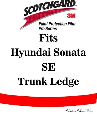 3M Scotchgard Paint Protection Pro Series Fits 2021 2022 2023 Hyundai Sonata SE - Image 1 of 3