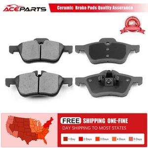 4PCS Front Ceramic Disc Brake Pad Kit For 2002 2003 2004 2005 - 2008 Mini Cooper - Picture 1 of 8
