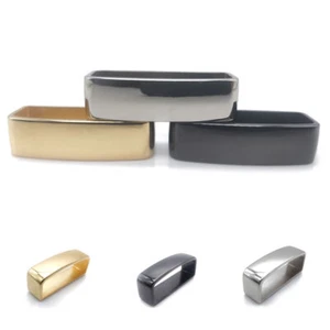 Fibbia per cintura anello custode cinghia quadrata fai da te artigianato accessori testa cintura tutto abbinata - Foto 1 di 15